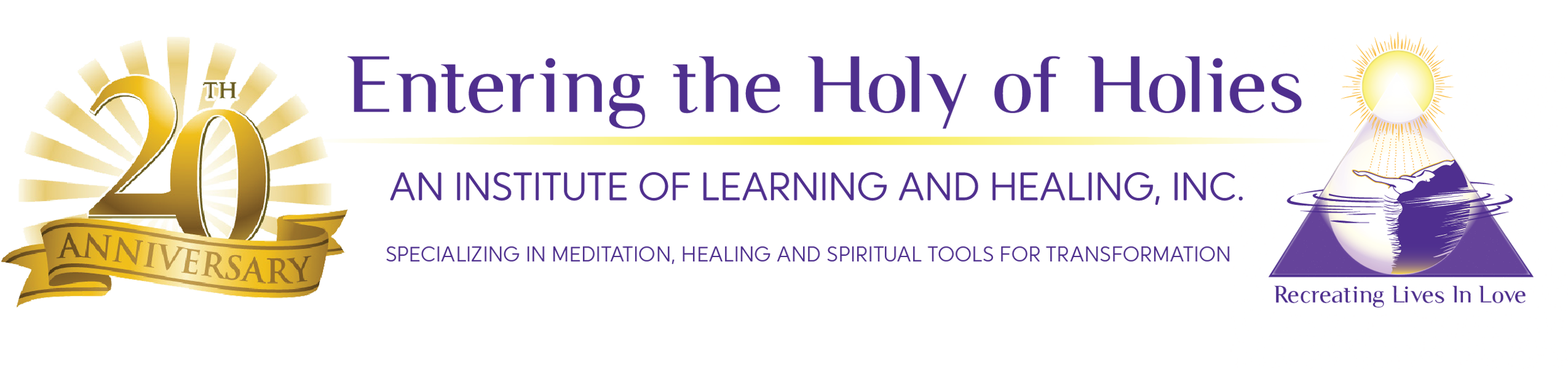 Entering the Holy of Holies Logo